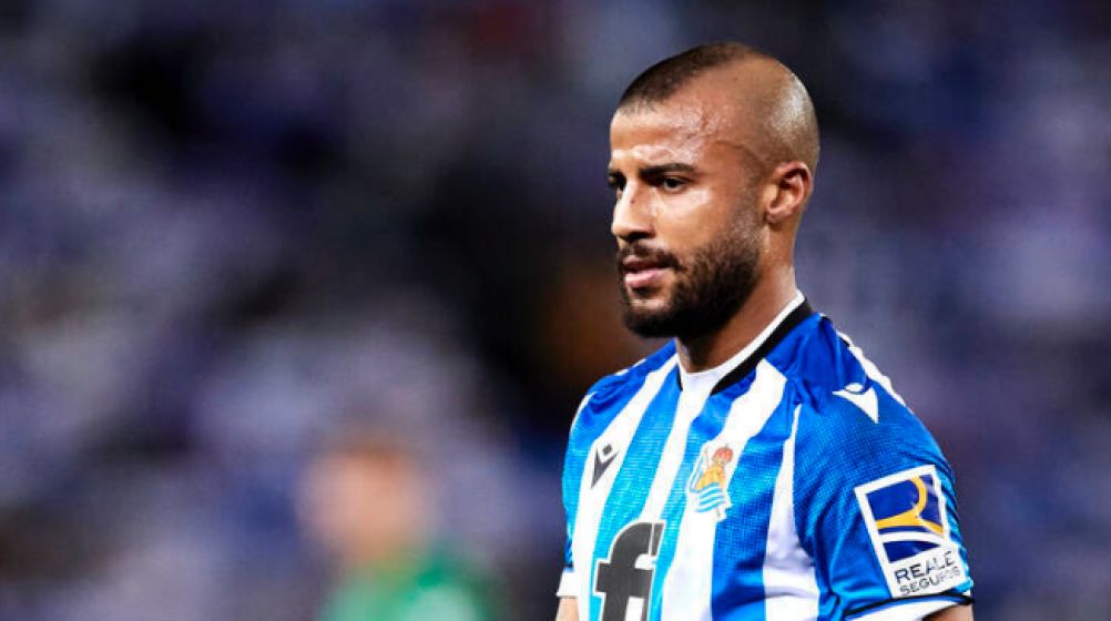 Rafinha during his final stop in Spain at Real Sociedad.