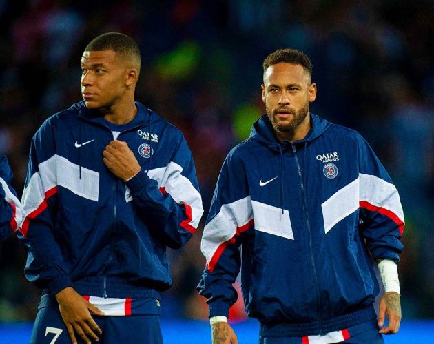 Kylian Mbappe and Neymar