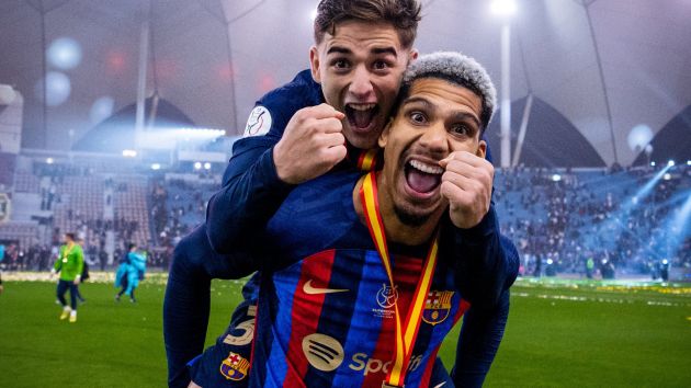Gavi and Ronald Araujo