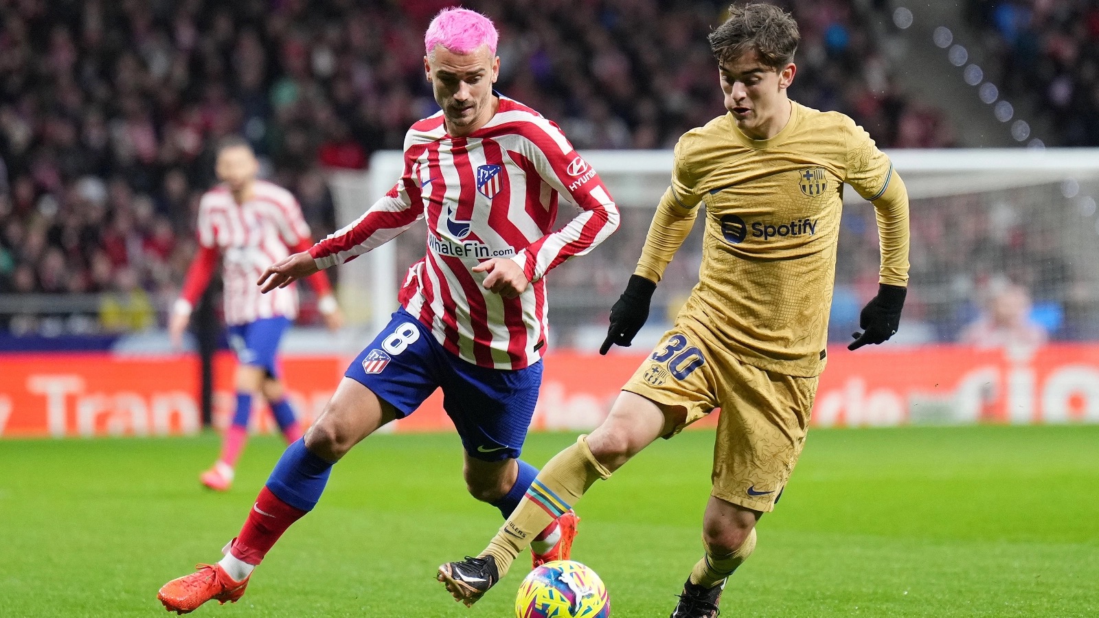 Antoine Griezmann is loving the Atletico Madrid fight