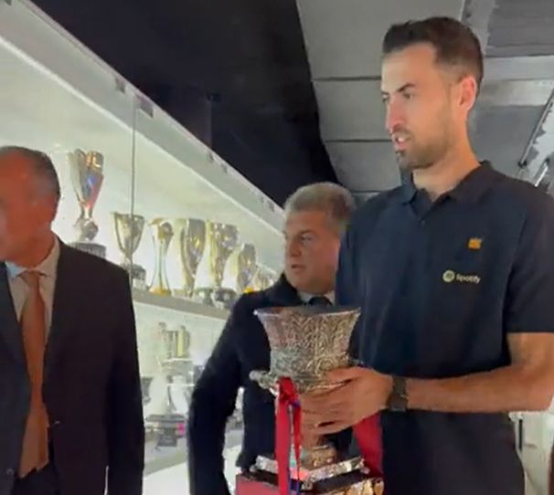 WATCH: Barcelona add Spanish Super Cup to Camp Nou’s trophy collection