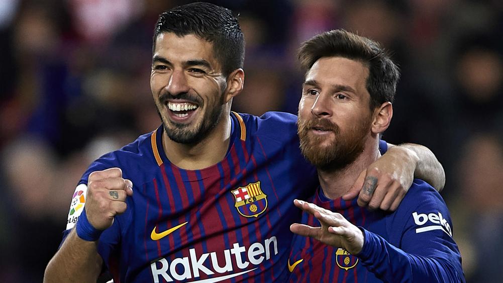 Luis Suarez and Lionel Messi