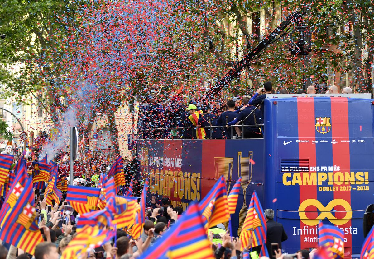 Barcelona planning joint title parade if they win the La Liga this weekend