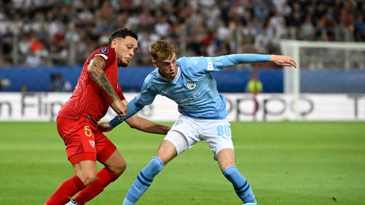 Manchester City win maiden European Super Cup after penalty shoot-out victory over Sevilla Manchester City win maiden European Super Cup after penalty shoot-out victory over Sevilla