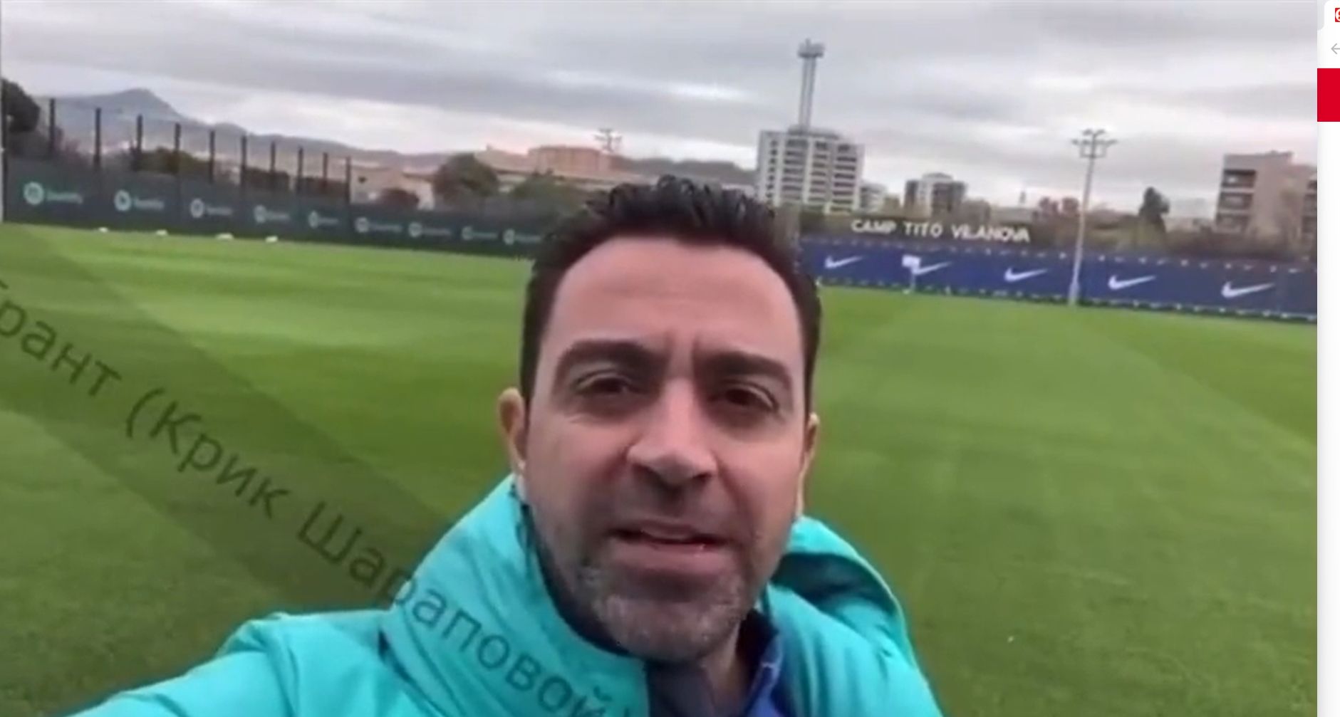 Barcelona miss out on midfield target as Xavi Hernandez invite video emerges