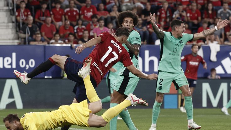 Atletico Madrid rise to fifth after grinding out hard-fought victory over Osasuna
