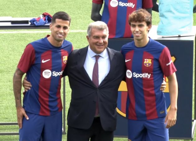 Joao Cancelo and Joao Felix