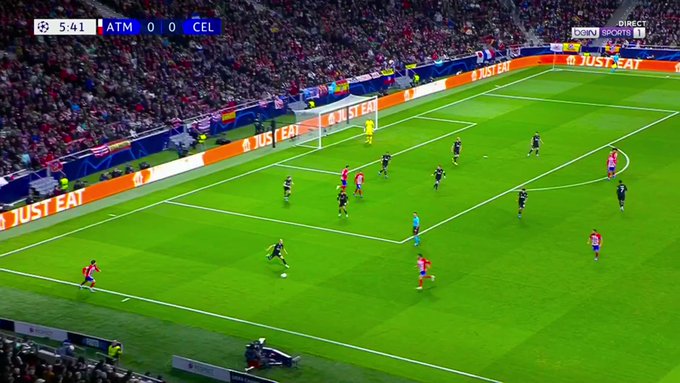 WATCH: Chaotic opening stages see Atletico Madrid lead through Antoine Griezmann and Celtic down to 10 men WATCH: Chaotic opening stages see Atletico Madrid lead through Antoine Griezmann and Celtic down to 10 men