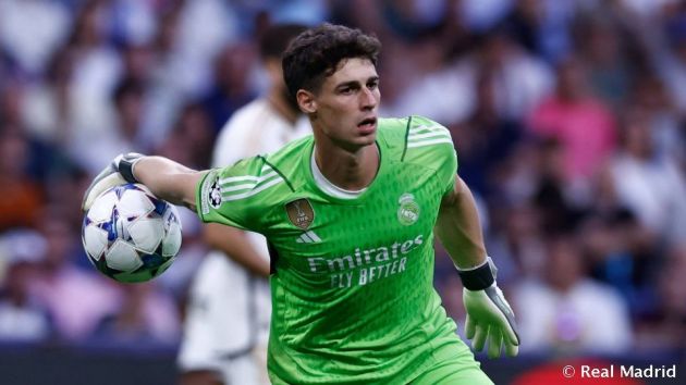 Kepa Arrizabalaga while at Real Madrid.