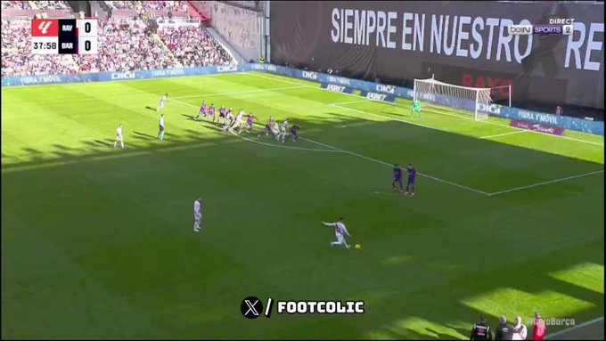 WATCH: 30-yard stunner from Unai Lopez sees Rayo Vallecano take the lead against Barcelona WATCH: 30-yard stunner from Unai Lopez sees Rayo Vallecano take the lead against Barcelona