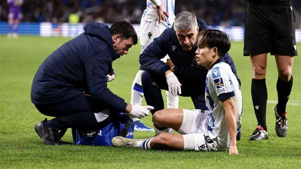 Real Sociedad and Japan star Takefusa Kubo suffers injury against Alaves, but expected to be fit for Asian Cup