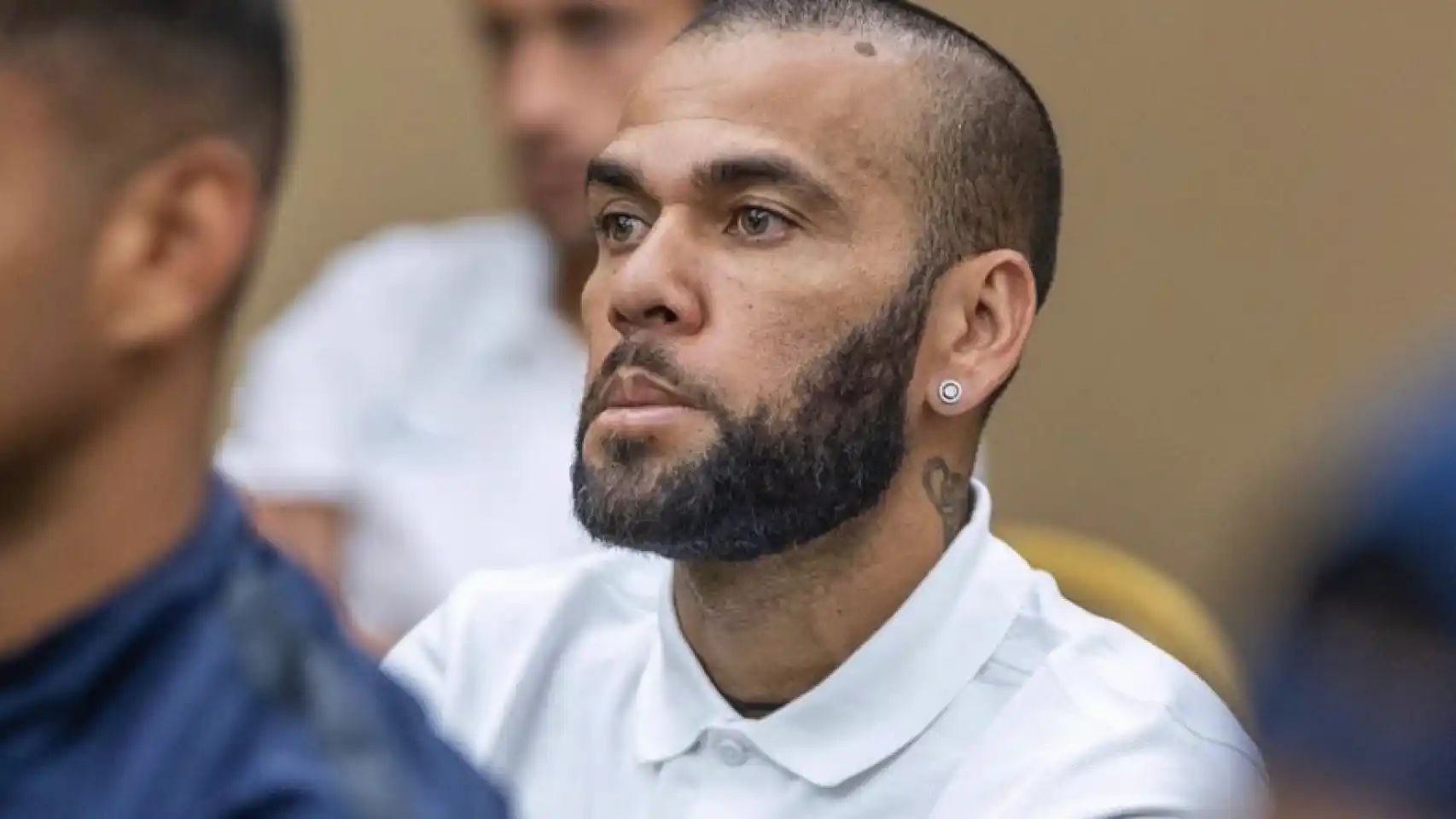 Dani Alves during his trial.