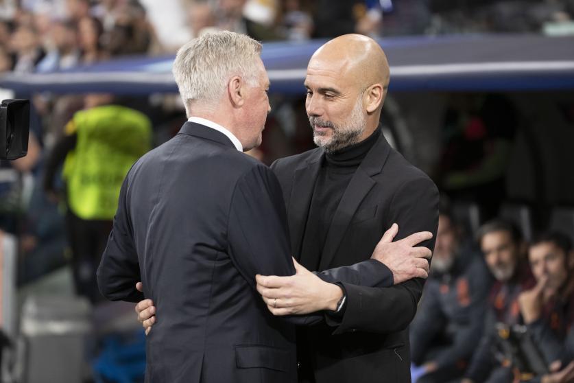 Carlo Ancelotti and Pep Guardiola