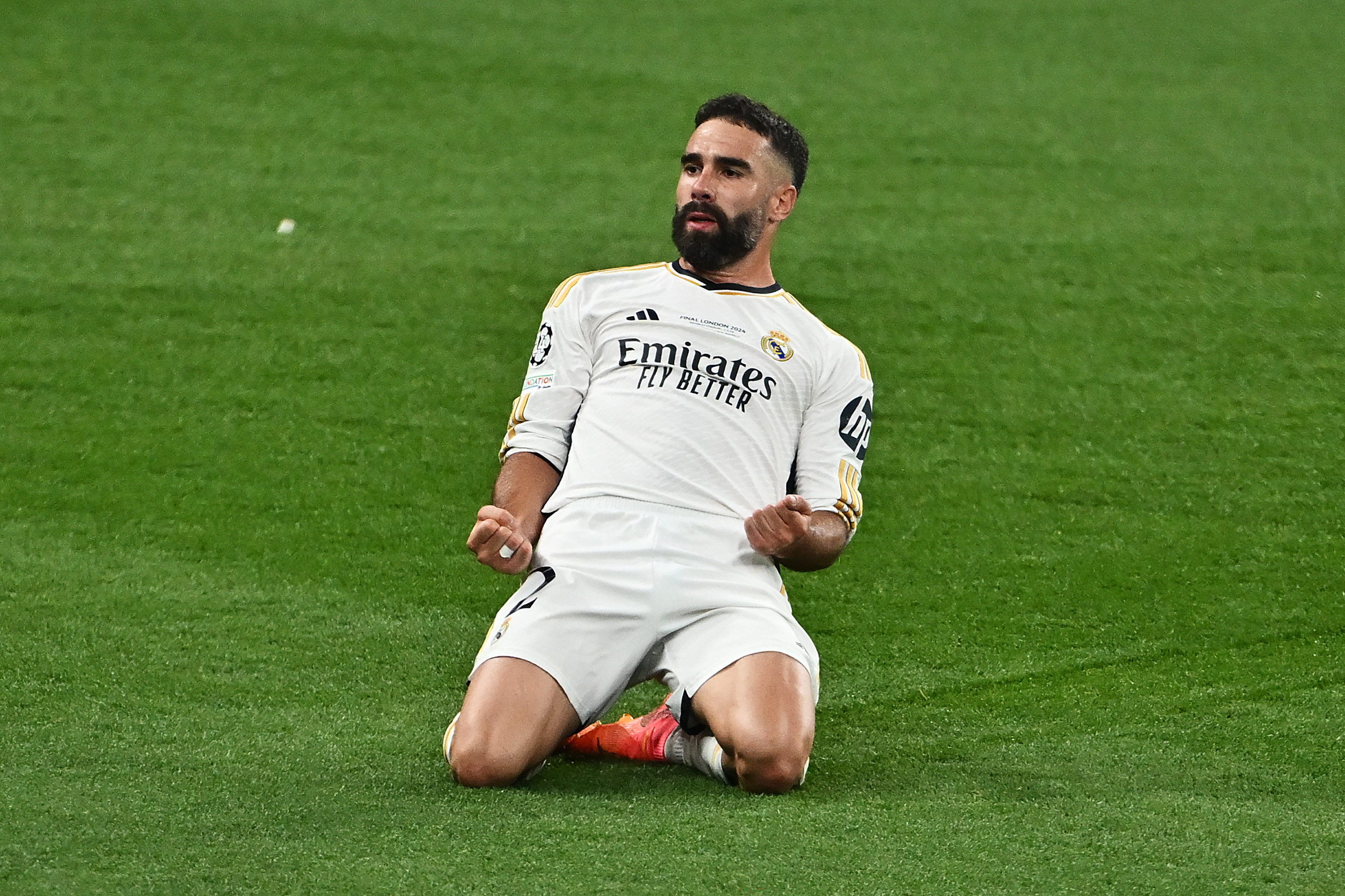 Dani Carvajal in the Champions League final.