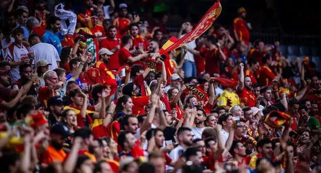 Spain fans