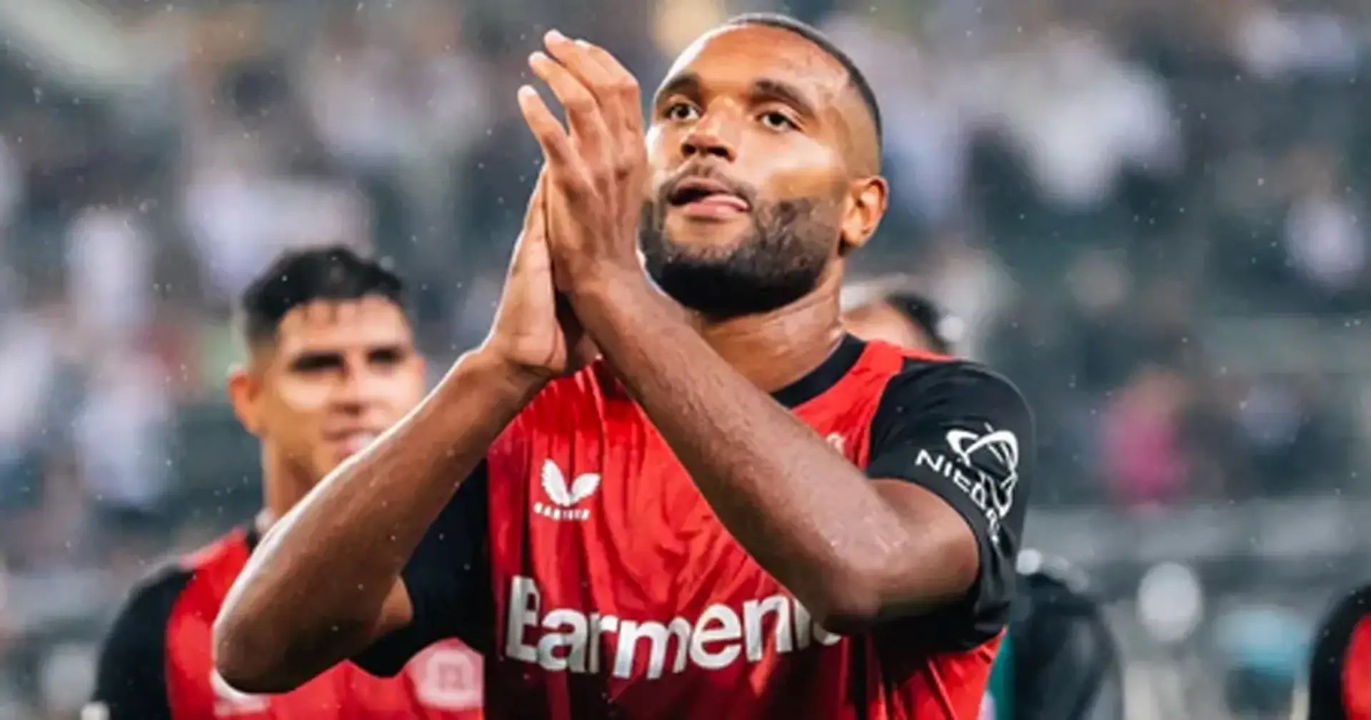 Jonathan Tah applauds.
