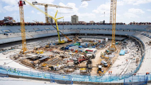 Camp Nou construction