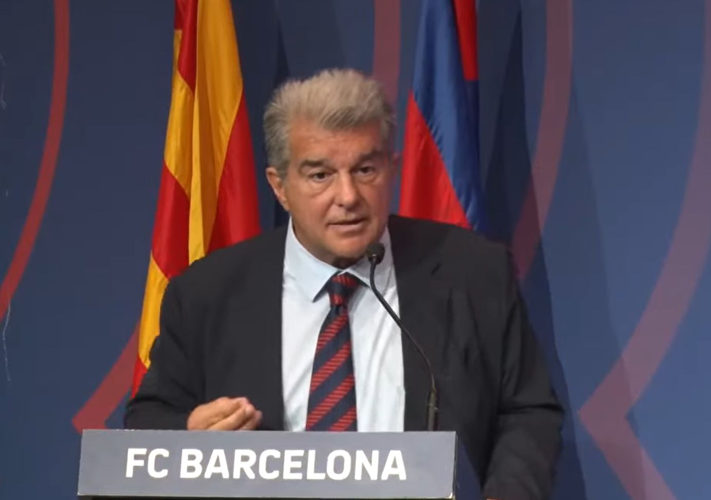 Joan Laporta defends his management
