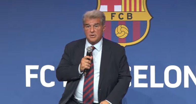 Joan Laporta answers questions