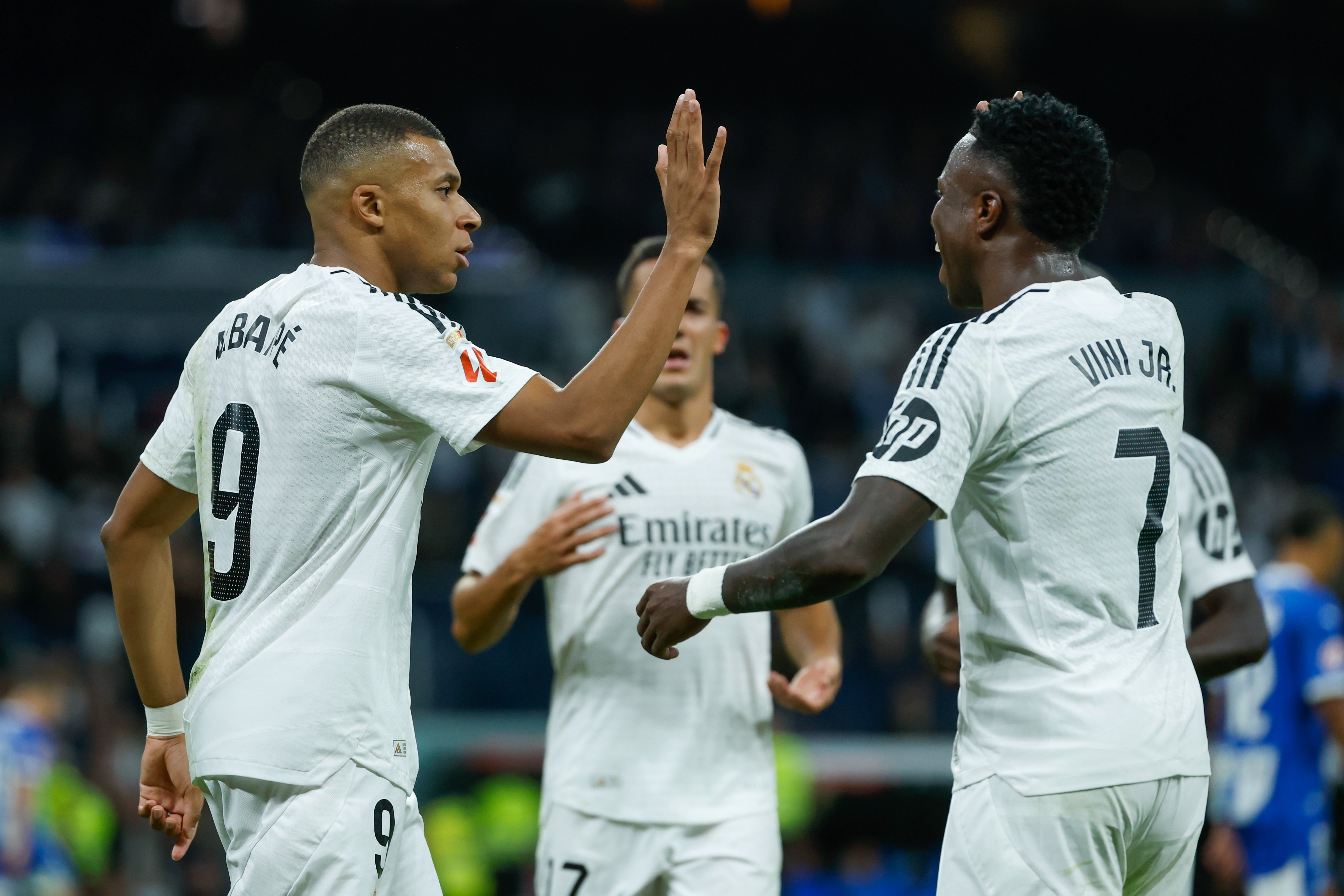 Kylian Mbappe and Vinicius Jr