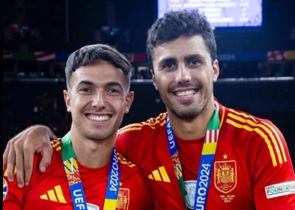 Martin Zubimendi and Rodri