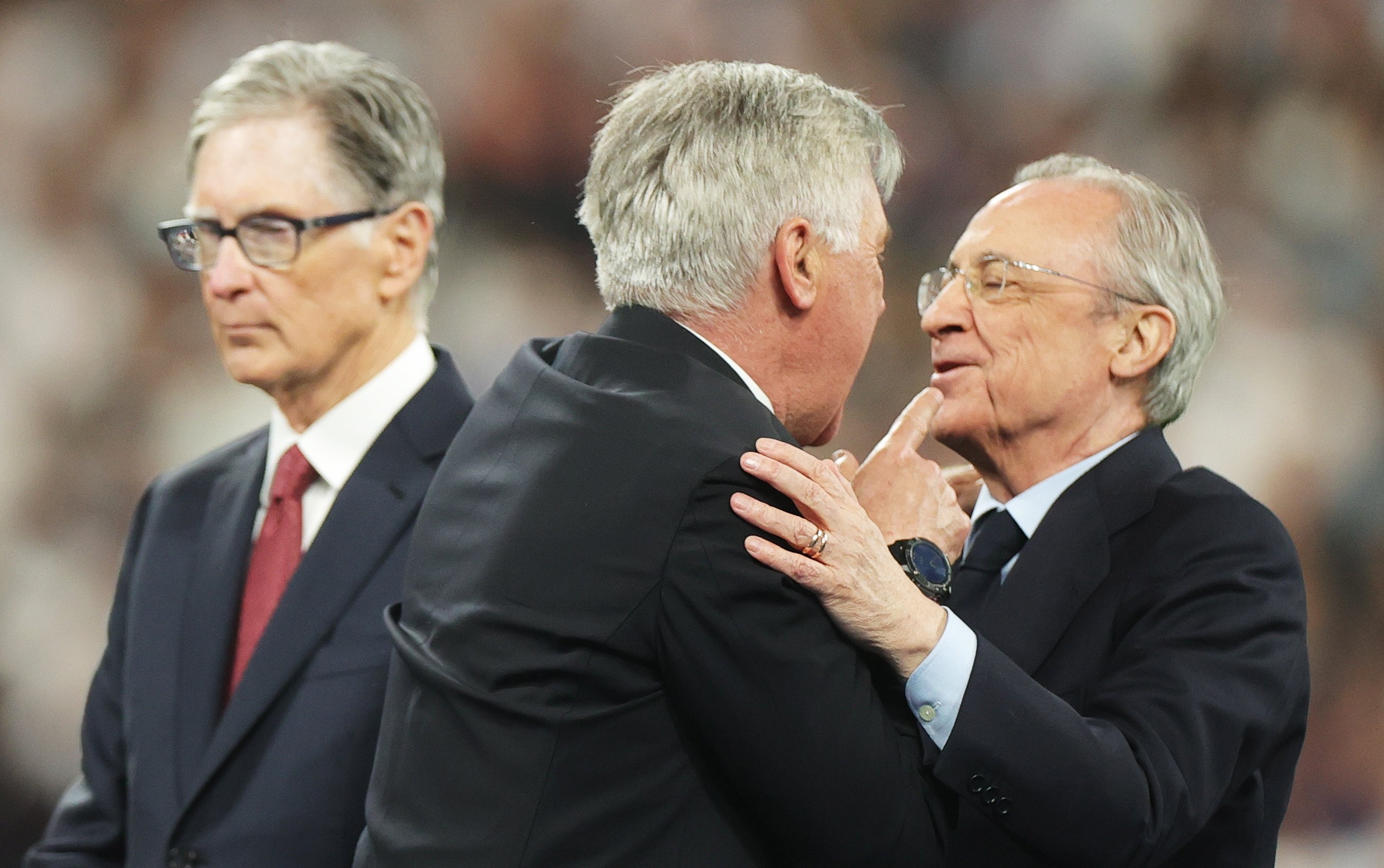 Carlo Ancelotti and Florentino Perez