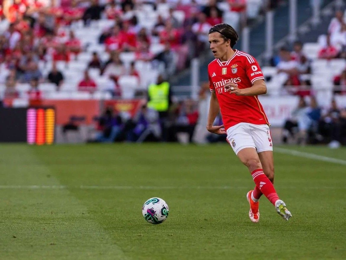 Benfica left-back Alvaro Carreras