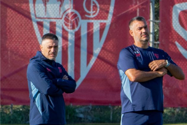 Garcia Pimienta in training.