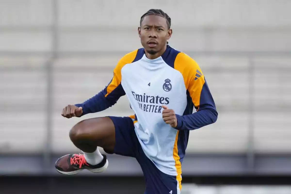 David Alaba working to recover from his injury.