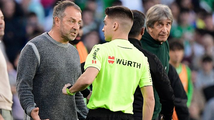 Flick is sent off at Real Betis