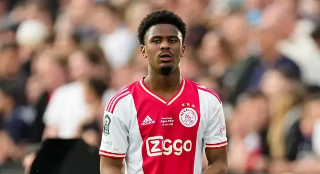 Jorrel Hato in action for Ajax.
