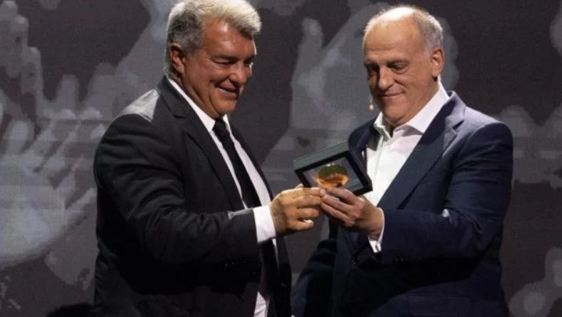 Javier Tebas and Joan Laporta