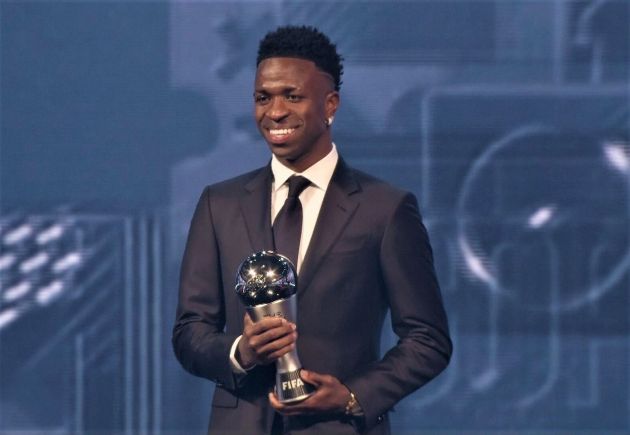 Vinicius at The Best awards.
