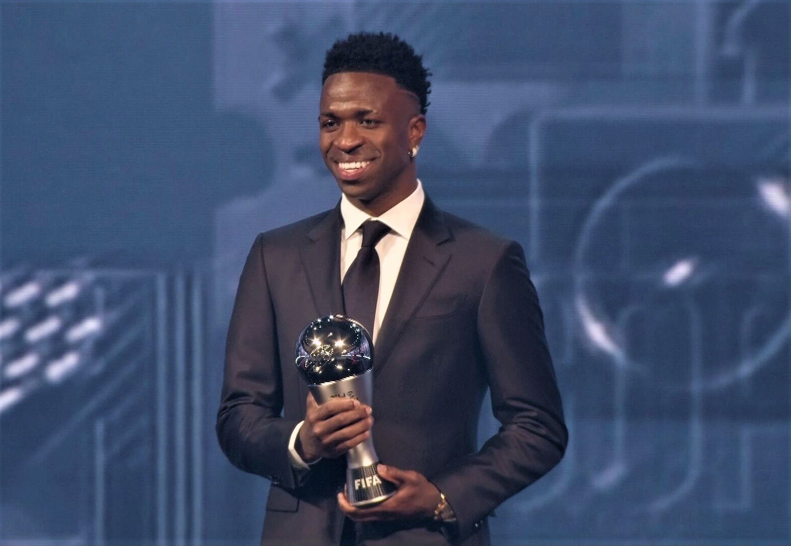 Vinicius at The Best awards.