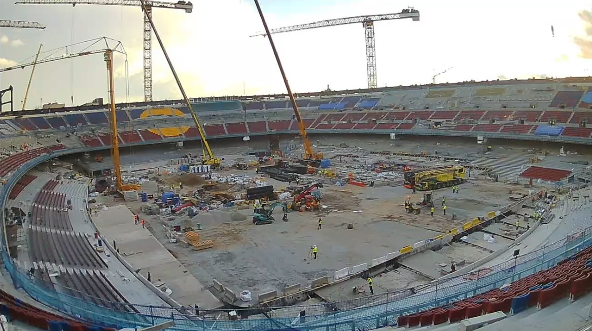 Camp Nou construction