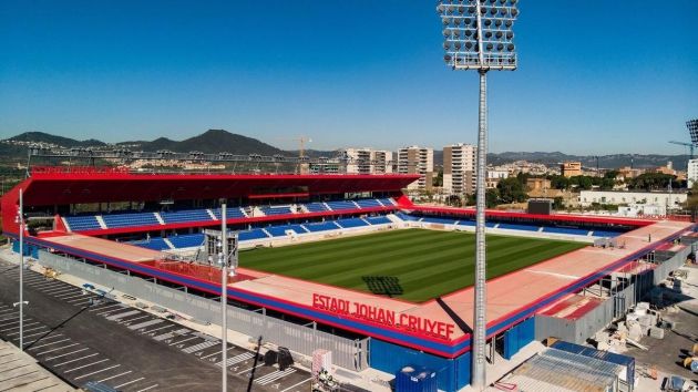 Barcelona wll play their first two home games at the Johan Cruyff.