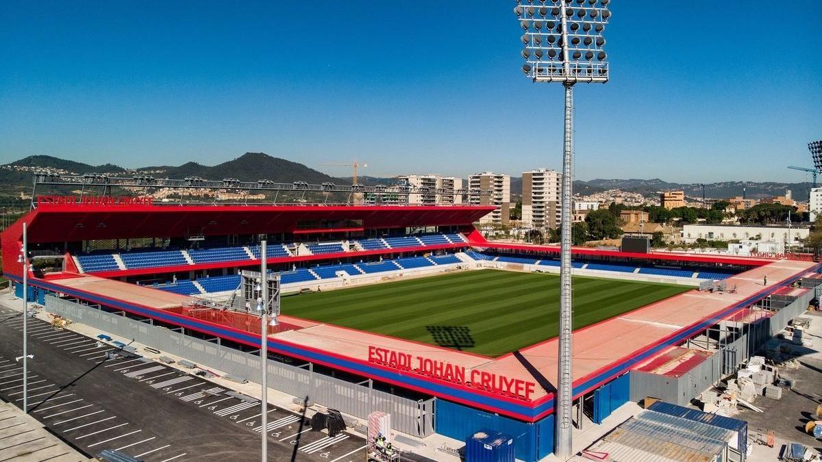 Barcelona wll play their first two home games at the Johan Cruyff.