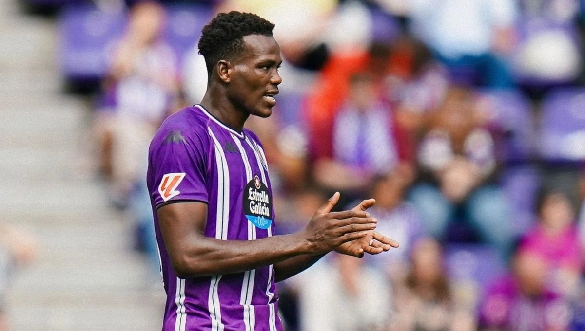 Juma Bah in action for Real Valladolid