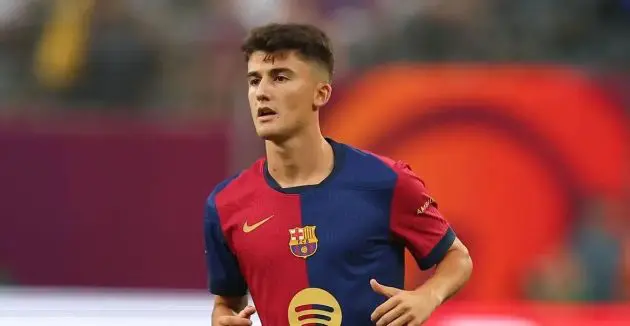 Unai Hernandez playing for FC Barcelona