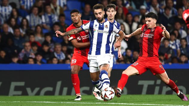 Brais Mendez in action for Real Sociedad.