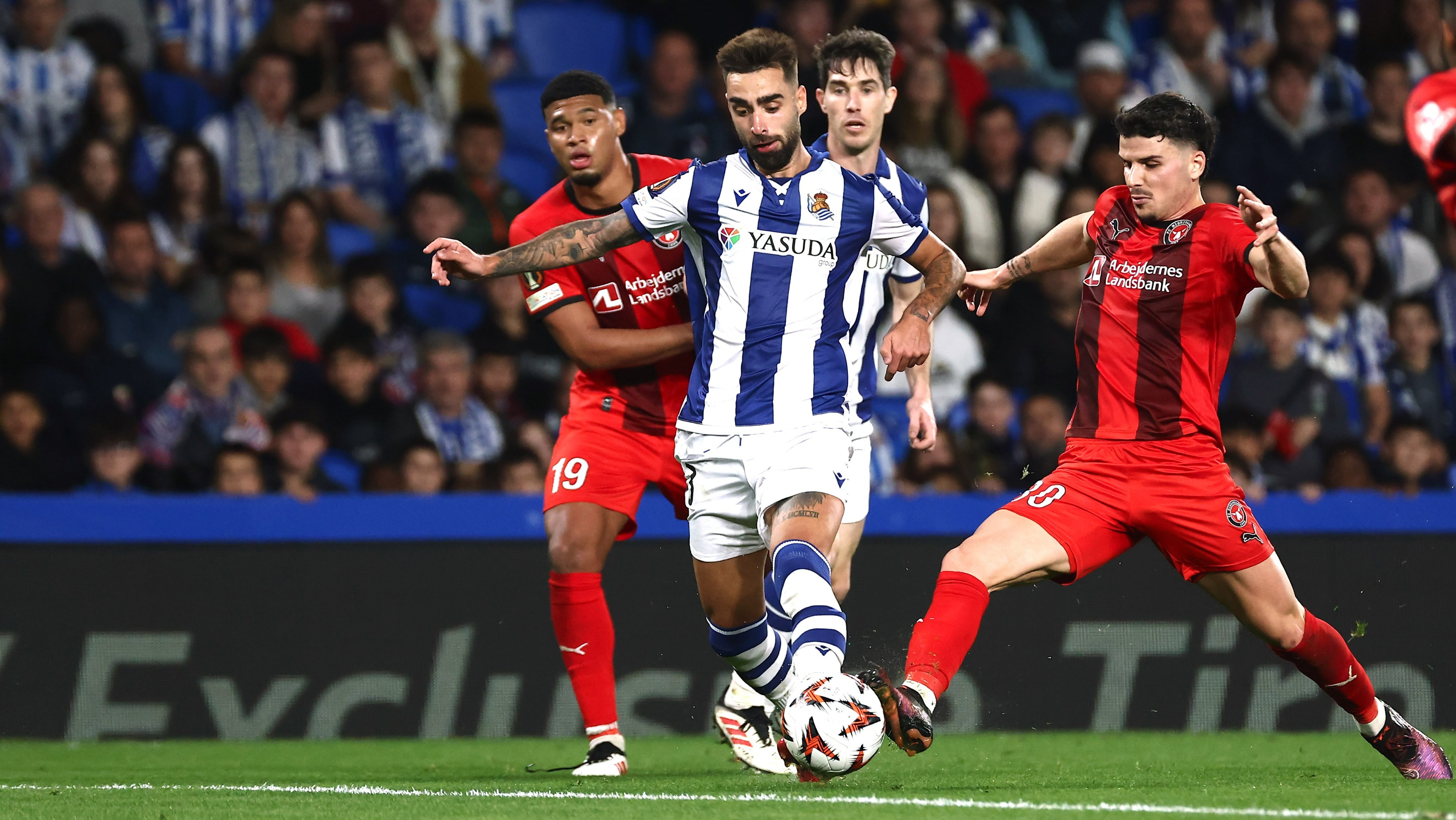 Brais Mendez in action for Real Sociedad.
