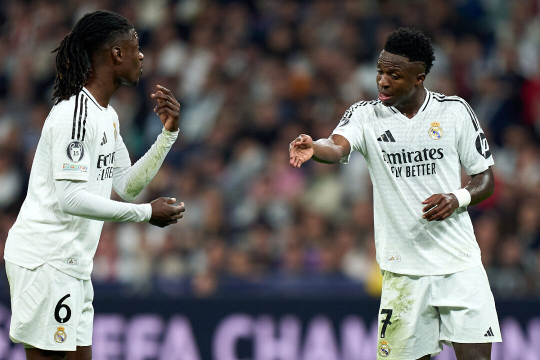Camavinga and Vinicius debate.