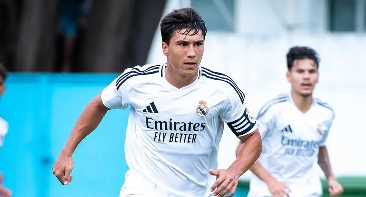 Garcia Torres in action for Castilla