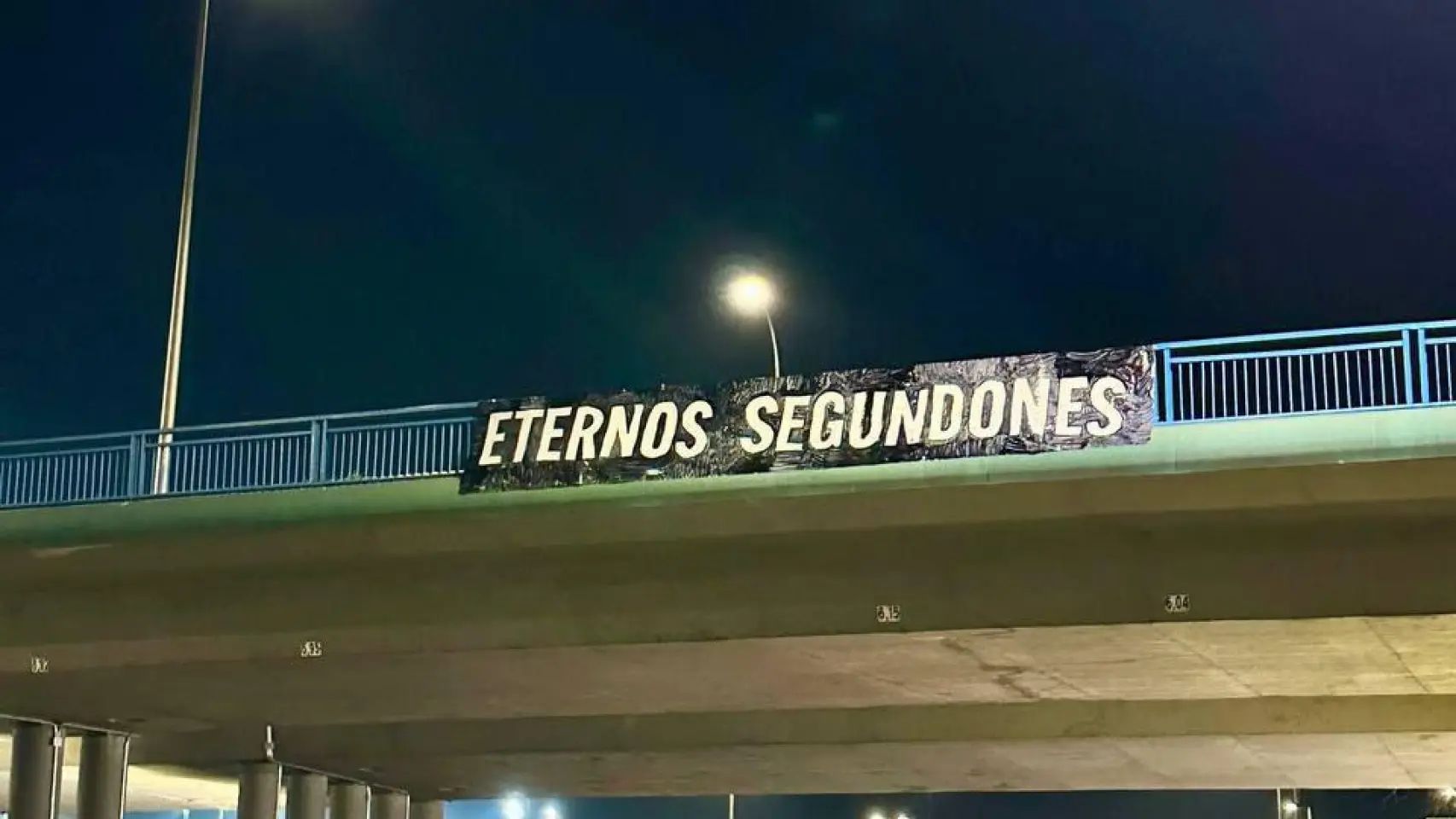 Motorway banner Madrid