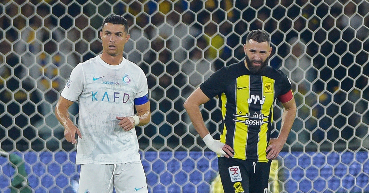Ronaldo in action alongside