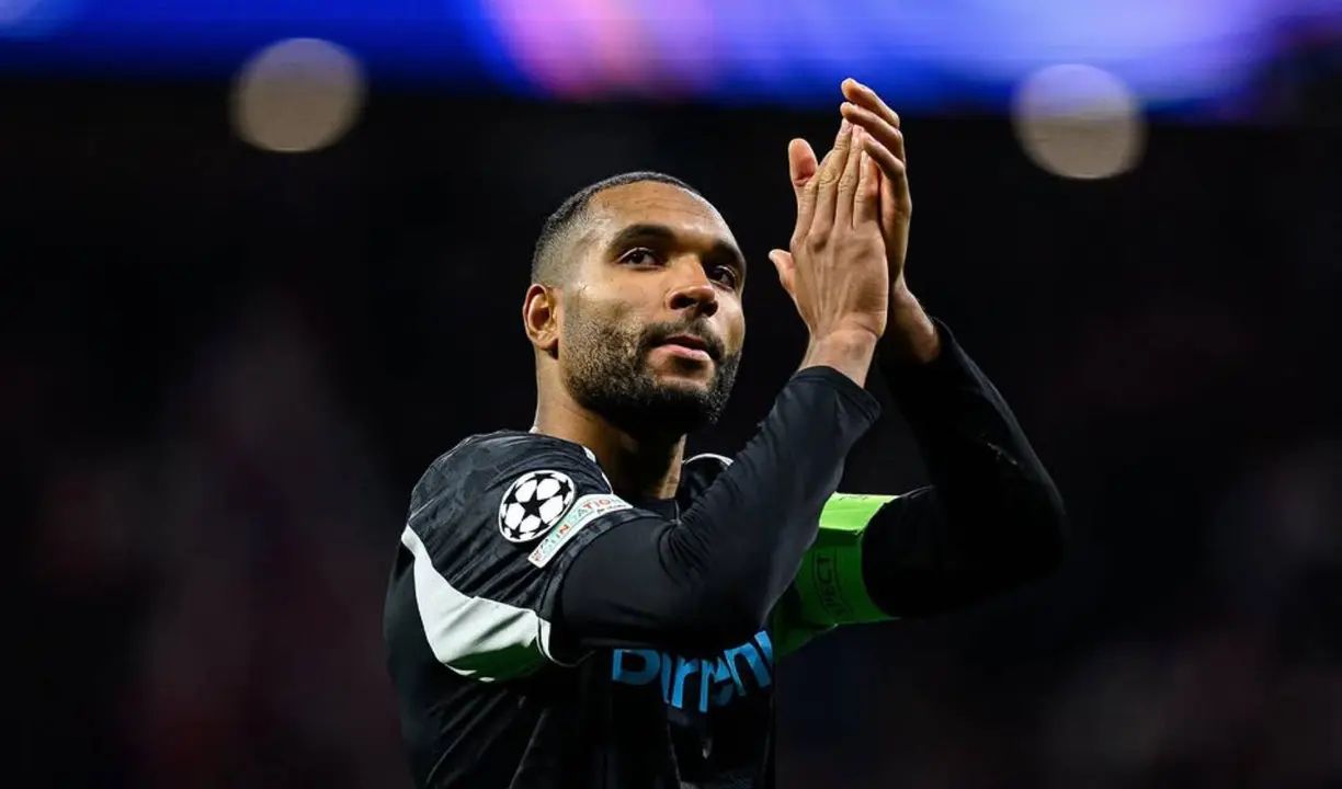 Tah claps the Leverkusen support away from home.