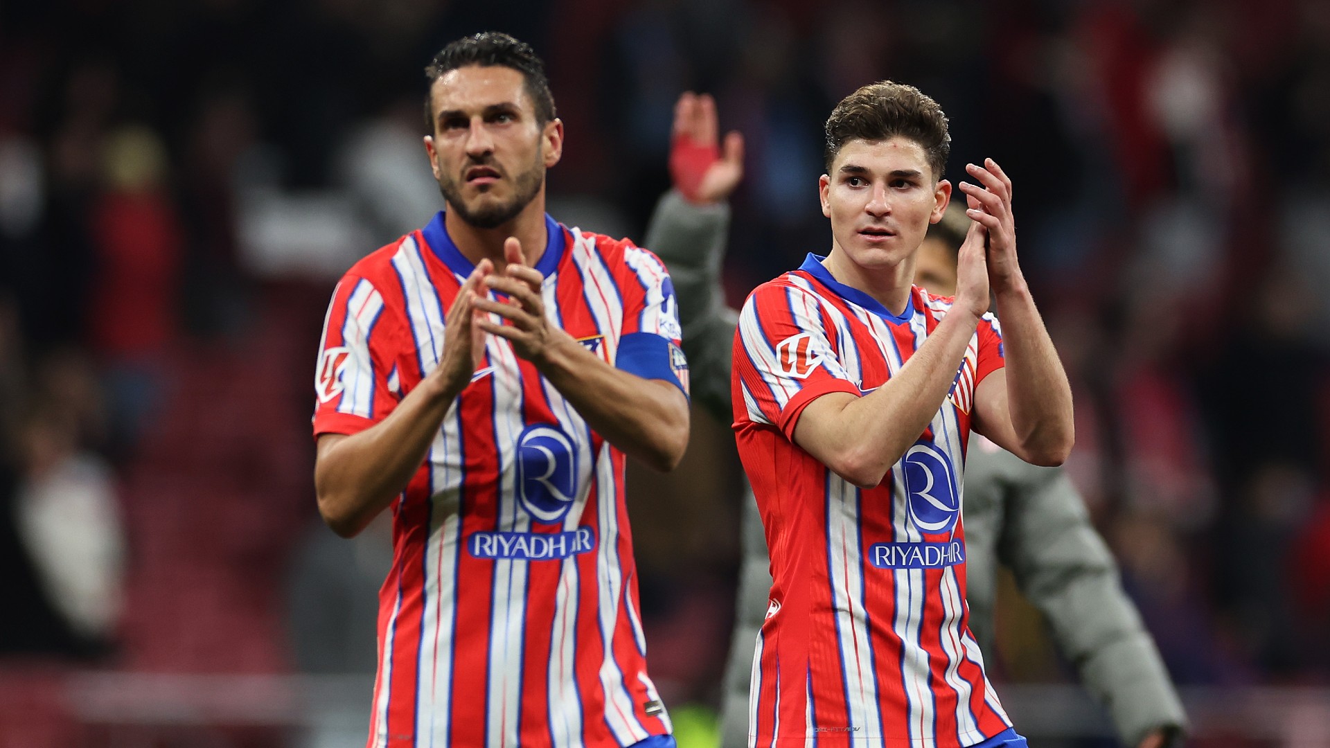Koke and Julian Alvarez
