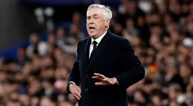 Ancelotti calls for calm on the touchline.