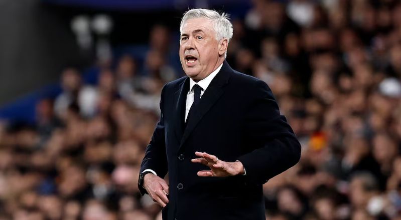 Ancelotti calls for calm on the touchline.
