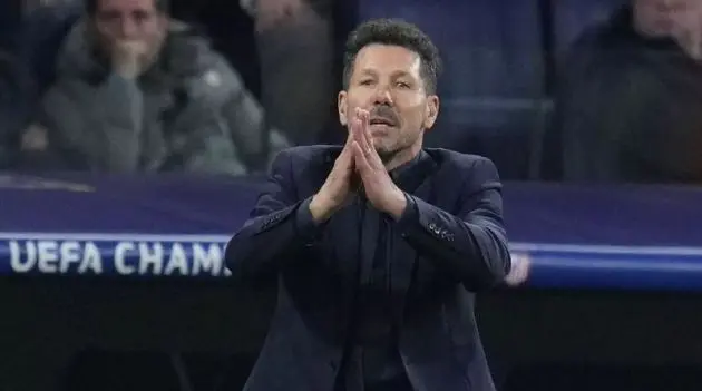 Diego Simeone curses his luck